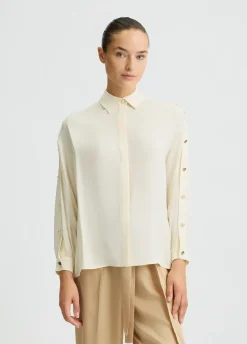 Liu Jo Chemise en crêpe de Chine|Femme Chemises Et Blouses