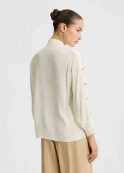 Liu Jo Chemise en crêpe de Chine|Femme Chemises Et Blouses