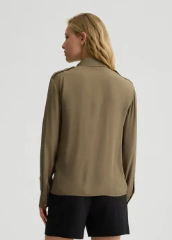 Liu Jo Chemise en crêpe de Chine|Femme Chemises Et Blouses