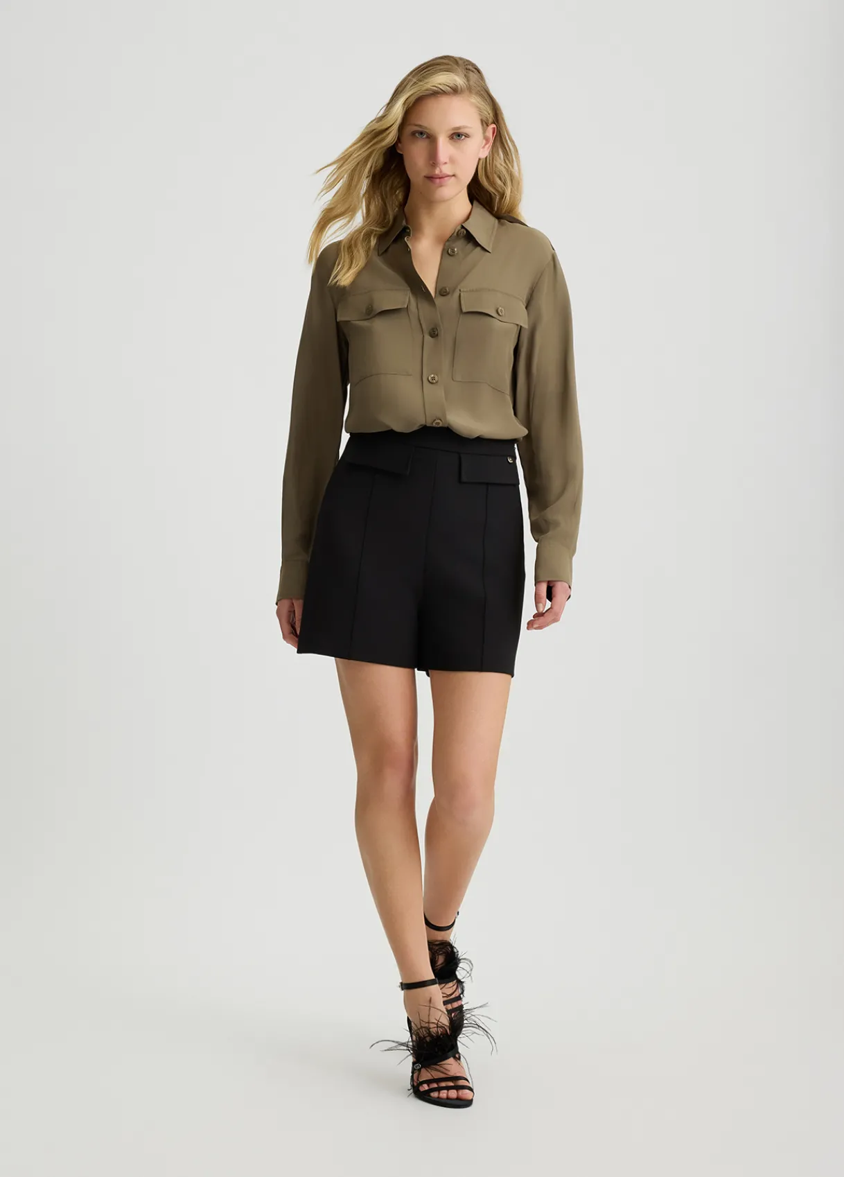 Liu Jo Chemise en crêpe de Chine|Femme Chemises Et Blouses