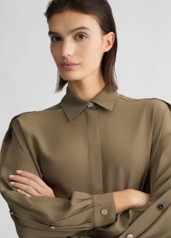 Liu Jo Chemise en crêpe de Chine|Femme Chemises Et Blouses