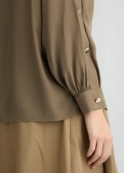 Liu Jo Chemise en crêpe de Chine|Femme Chemises Et Blouses