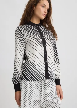 Liu Jo Chemise en crêpe de Chine|Femme Chemises Et Blouses