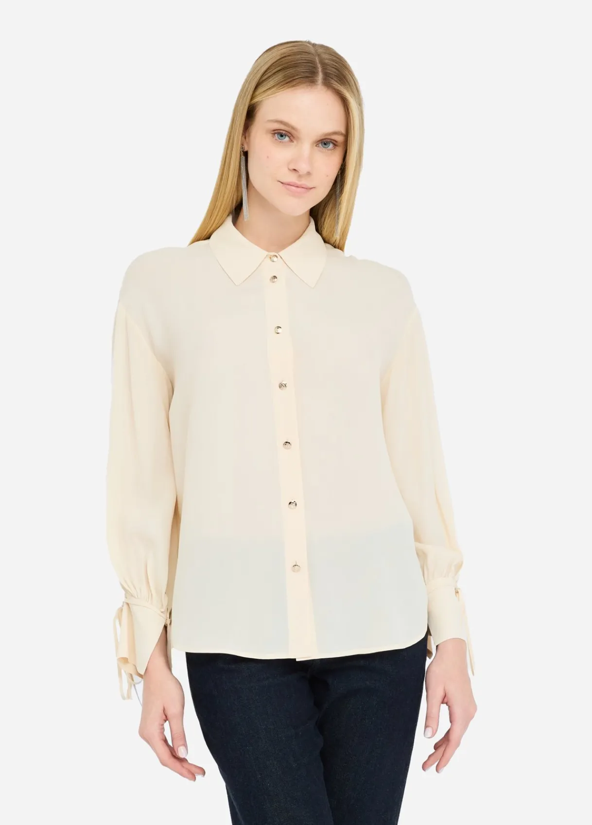 Liu Jo Chemise en crêpe de Chine|Femme Chemises Et Blouses