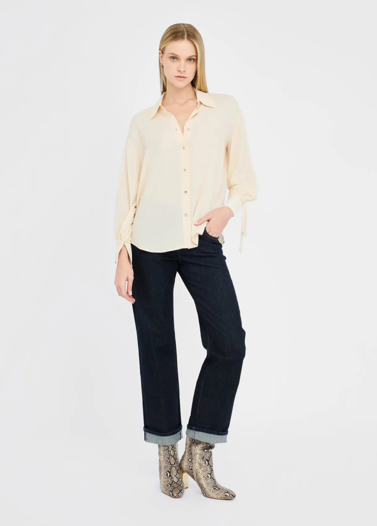 Liu Jo Chemise en crêpe de Chine|Femme Chemises Et Blouses