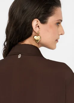 Liu Jo Chemise en crêpe de Chine|Femme Chemises Et Blouses