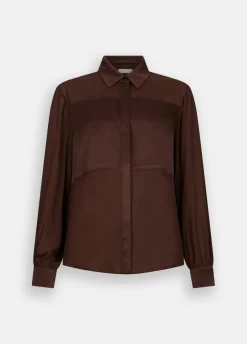 Liu Jo Chemise en crêpe de Chine|Femme Chemises Et Blouses