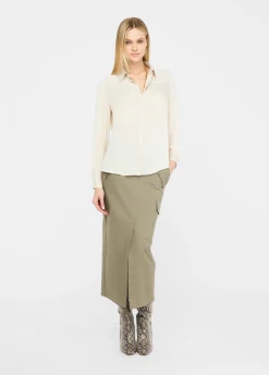 Liu Jo Chemise en crêpe de Chine|Femme Chemises Et Blouses