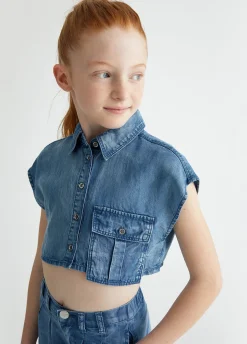 Liu Jo Chemise en denim|Enfant T-Shirt