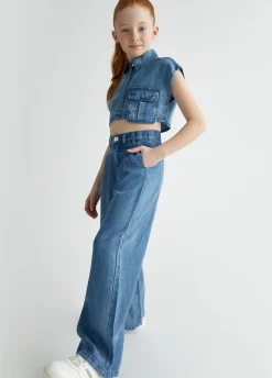 Liu Jo Chemise en denim|Enfant T-Shirt