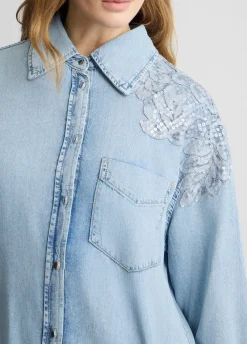 Liu Jo Chemise en denim|Femme Chemises Et Blouses