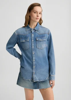 Liu Jo Chemise en denim|Femme Chemises Et Blouses