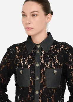 Liu Jo Chemise en dentelle|Femme Chemises Et Blouses
