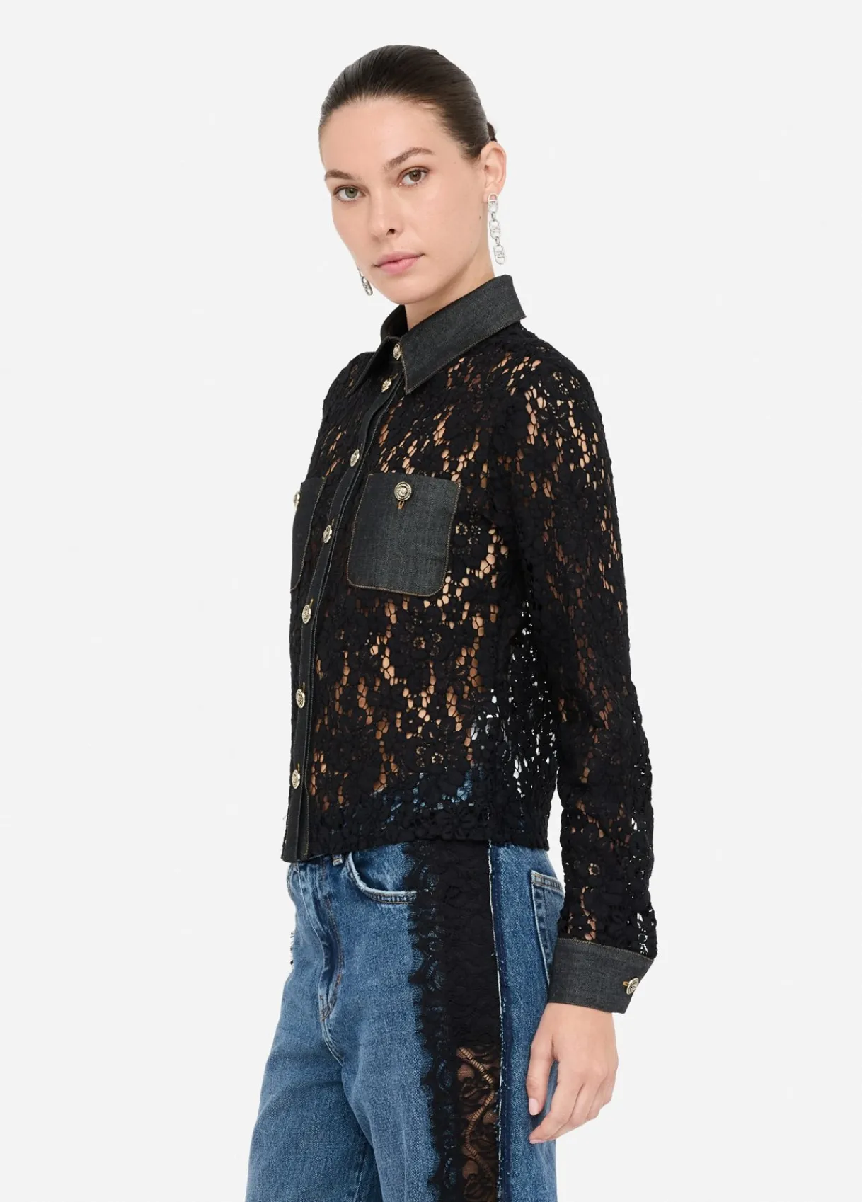 Liu Jo Chemise en dentelle|Femme Chemises Et Blouses