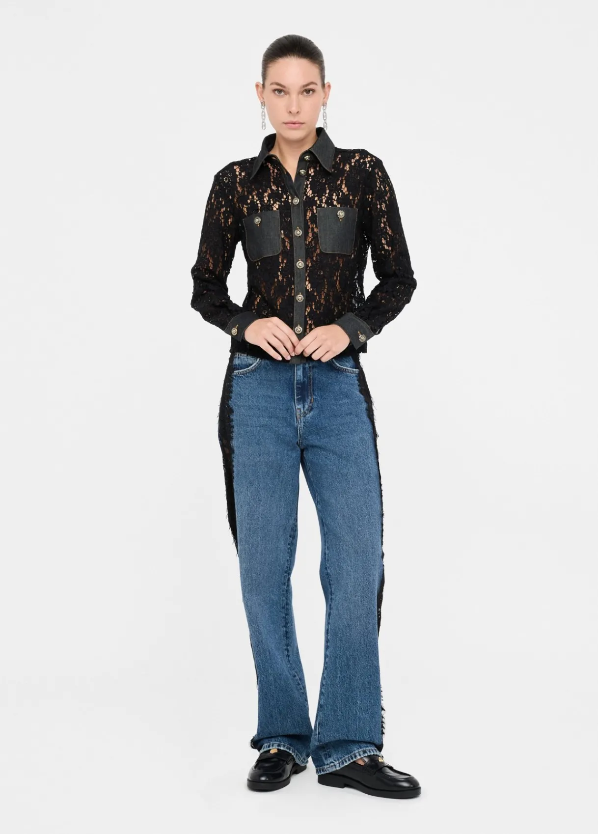 Liu Jo Chemise en dentelle|Femme Chemises Et Blouses