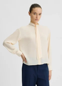 Liu Jo Chemise en georgette avec strass|Femme Chemises Et Blouses