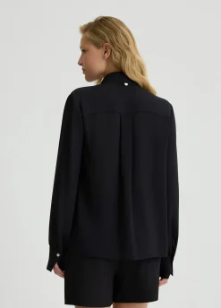 Liu Jo Chemise en georgette avec plis|Femme Chemises Et Blouses