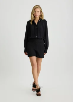 Liu Jo Chemise en georgette avec plis|Femme Chemises Et Blouses