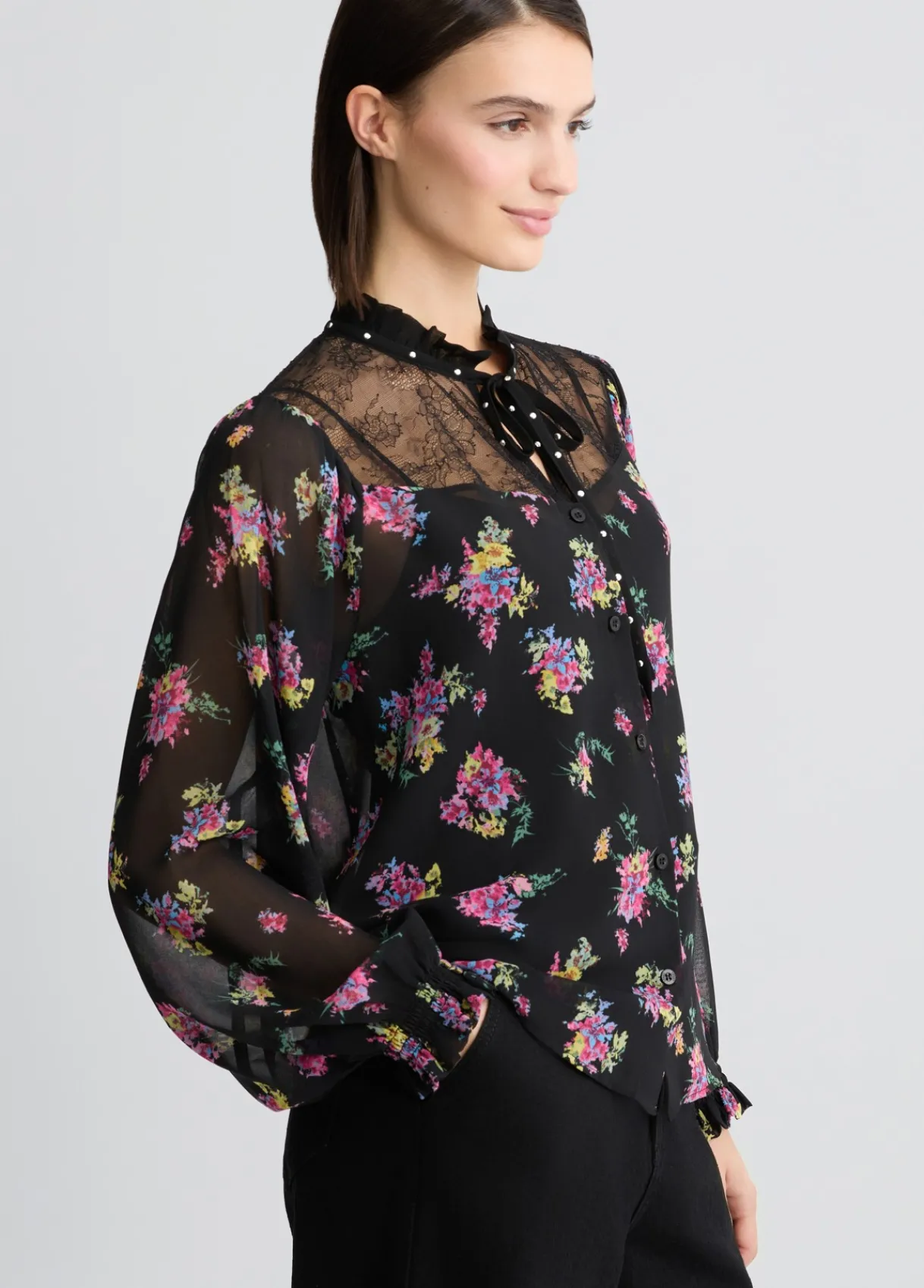 Liu Jo Chemise en georgette florale|Femme Chemises Et Blouses