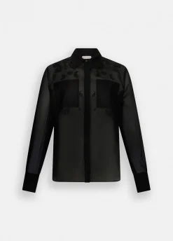 Liu Jo Chemise en organza avec broderies|Femme Chemises Et Blouses