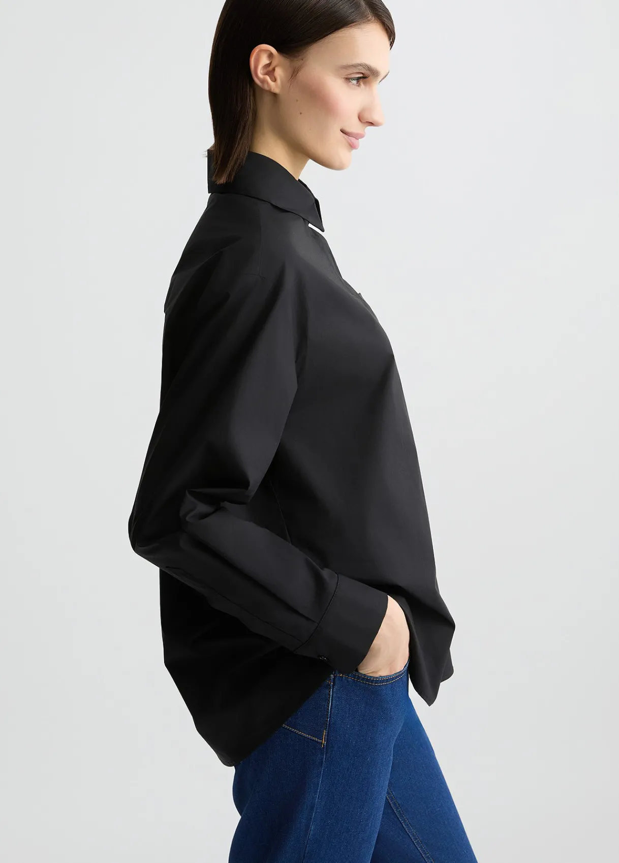 Liu Jo Chemise en popeline avec strass|Femme Chemises Et Blouses