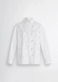 Liu Jo Chemise en popeline avec strass|Femme Chemises Et Blouses