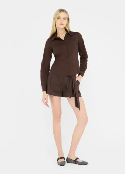 Liu Jo Chemise en popeline avec strass|Femme Chemises Et Blouses