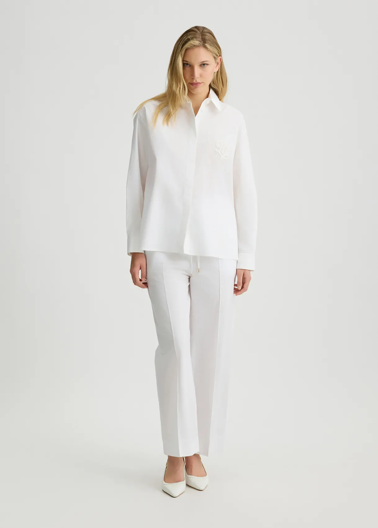 Liu Jo Chemise en popeline et organza|Femme Chemises Et Blouses