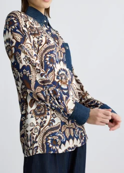 Liu Jo Chemise en satin imprimé|Femme Chemises Et Blouses