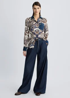 Liu Jo Chemise en satin imprimé|Femme Chemises Et Blouses
