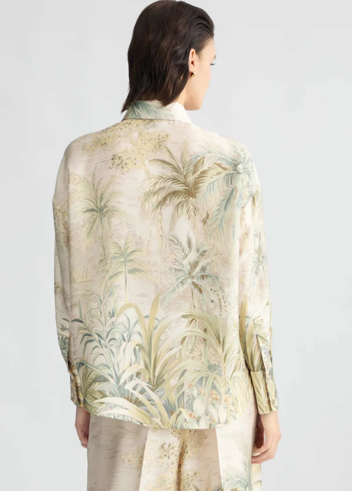 Liu Jo Chemise en sergé avec impression|Femme Chemises Et Blouses|Cérémonie