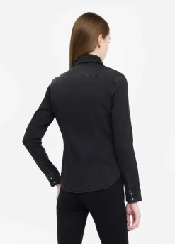 Liu Jo Chemise en toile denim avec strass|Femme Chemises Et Blouses