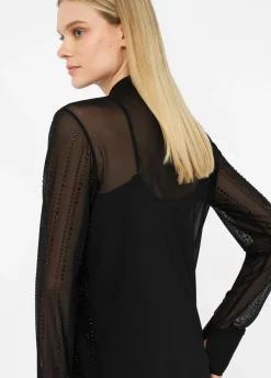 Liu Jo Chemise en tulle avec strass|Femme Chemises Et Blouses