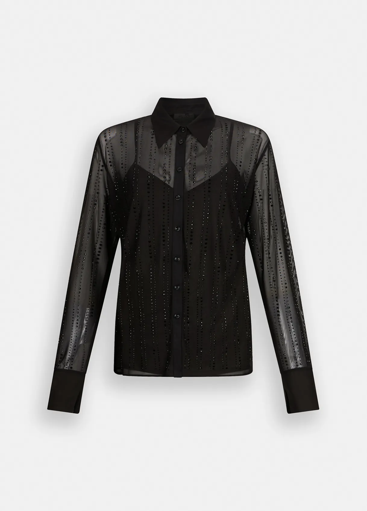Liu Jo Chemise en tulle avec strass|Femme Chemises Et Blouses