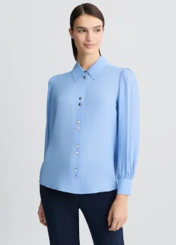Liu Jo Chemisier en crêpe de chine|Femme Chemises Et Blouses
