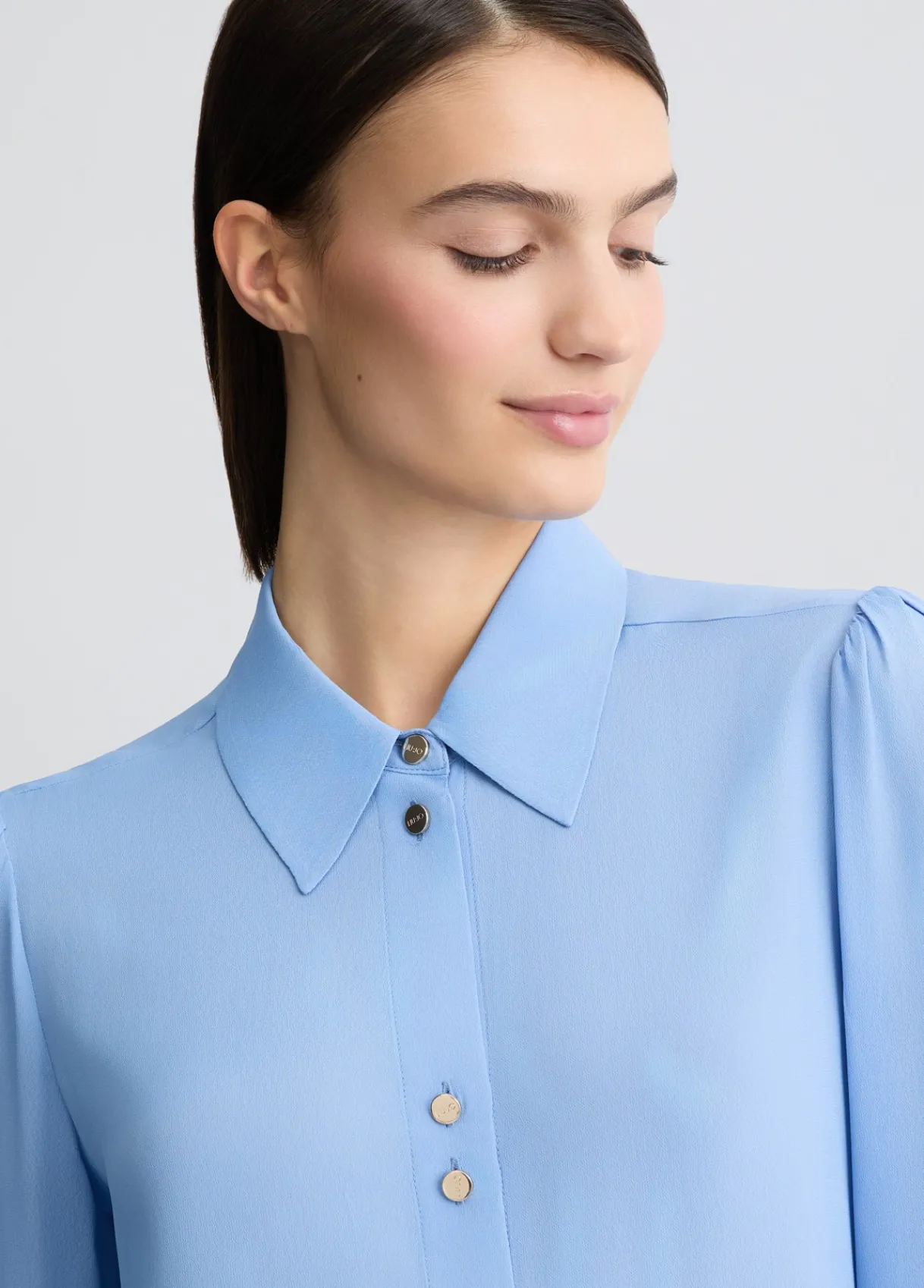 Liu Jo Chemisier en crêpe de chine|Femme Chemises Et Blouses