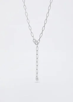 Liu Jo Collier monogramme avec strass|Femme Jewelry