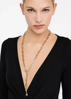 Liu Jo Collier monogramme avec strass|Femme Jewelry