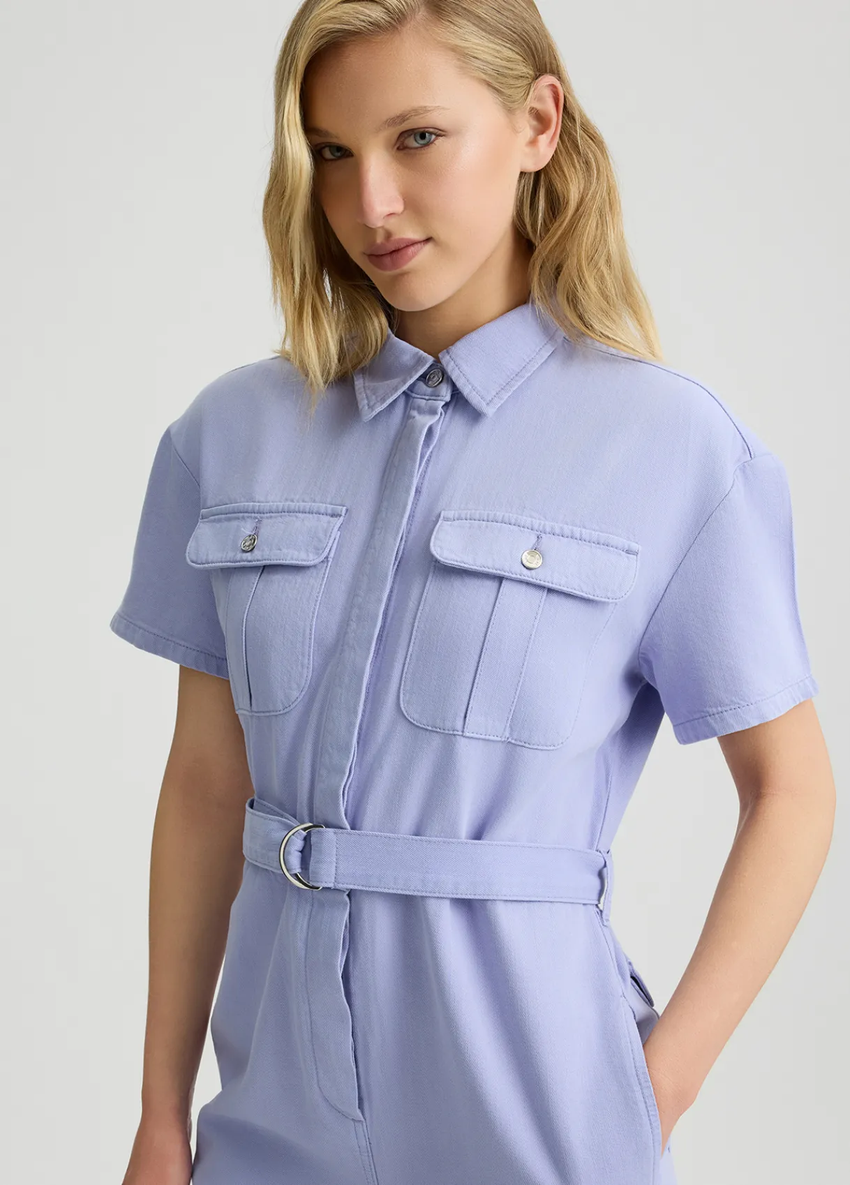Liu Jo Combinaison en coton avec ceinture|Femme Robes