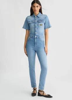 Liu Jo Combinaison en toile denim|Femme Robes
