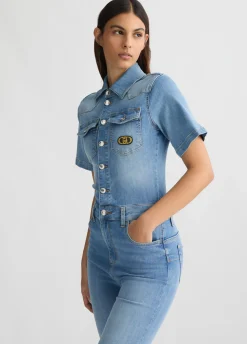 Liu Jo Combinaison en toile denim|Femme Robes