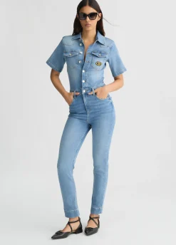 Liu Jo Combinaison en toile denim|Femme Robes