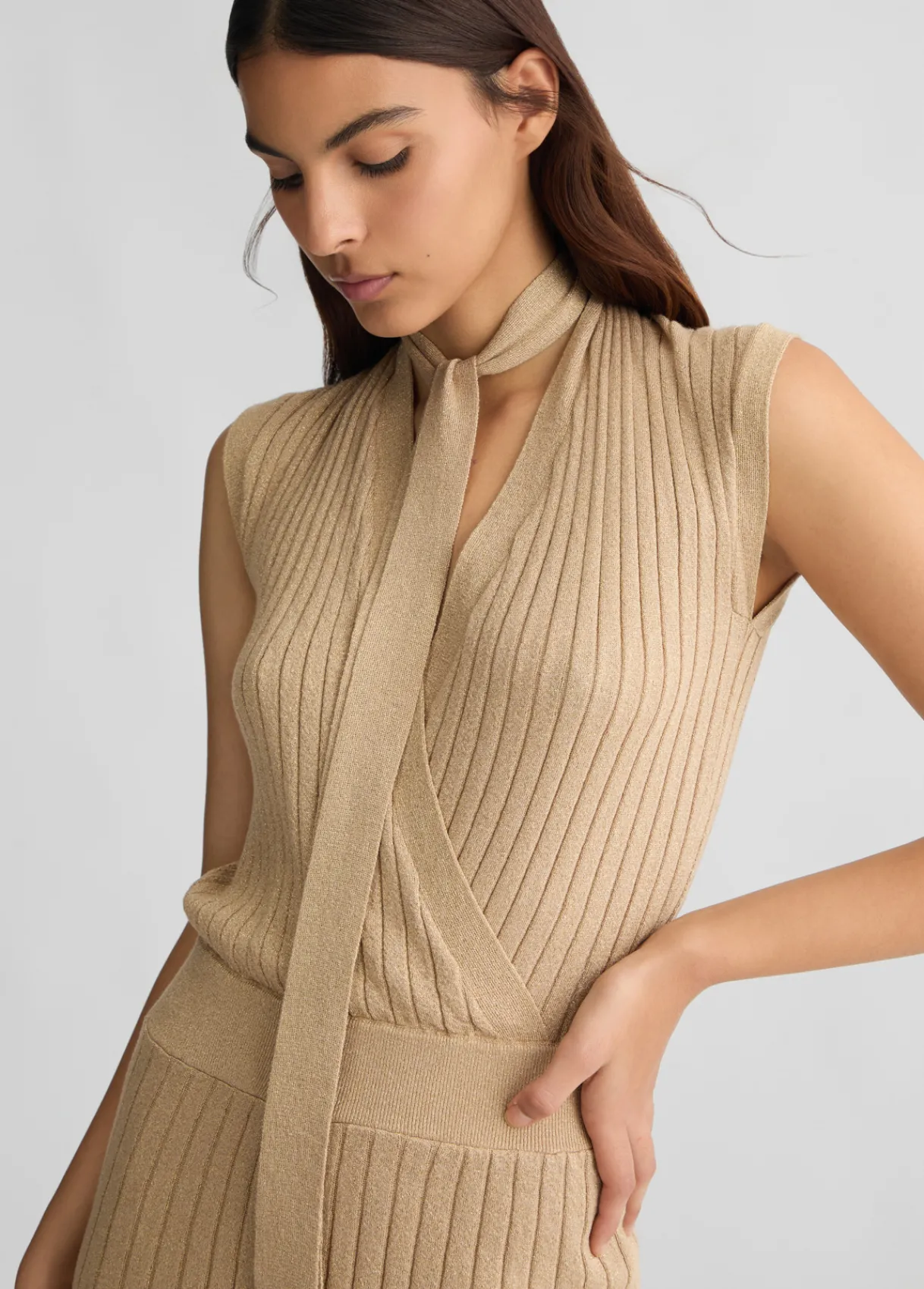 Liu Jo Combinaison élégante en Lurex®|Femme Mailles|Robes