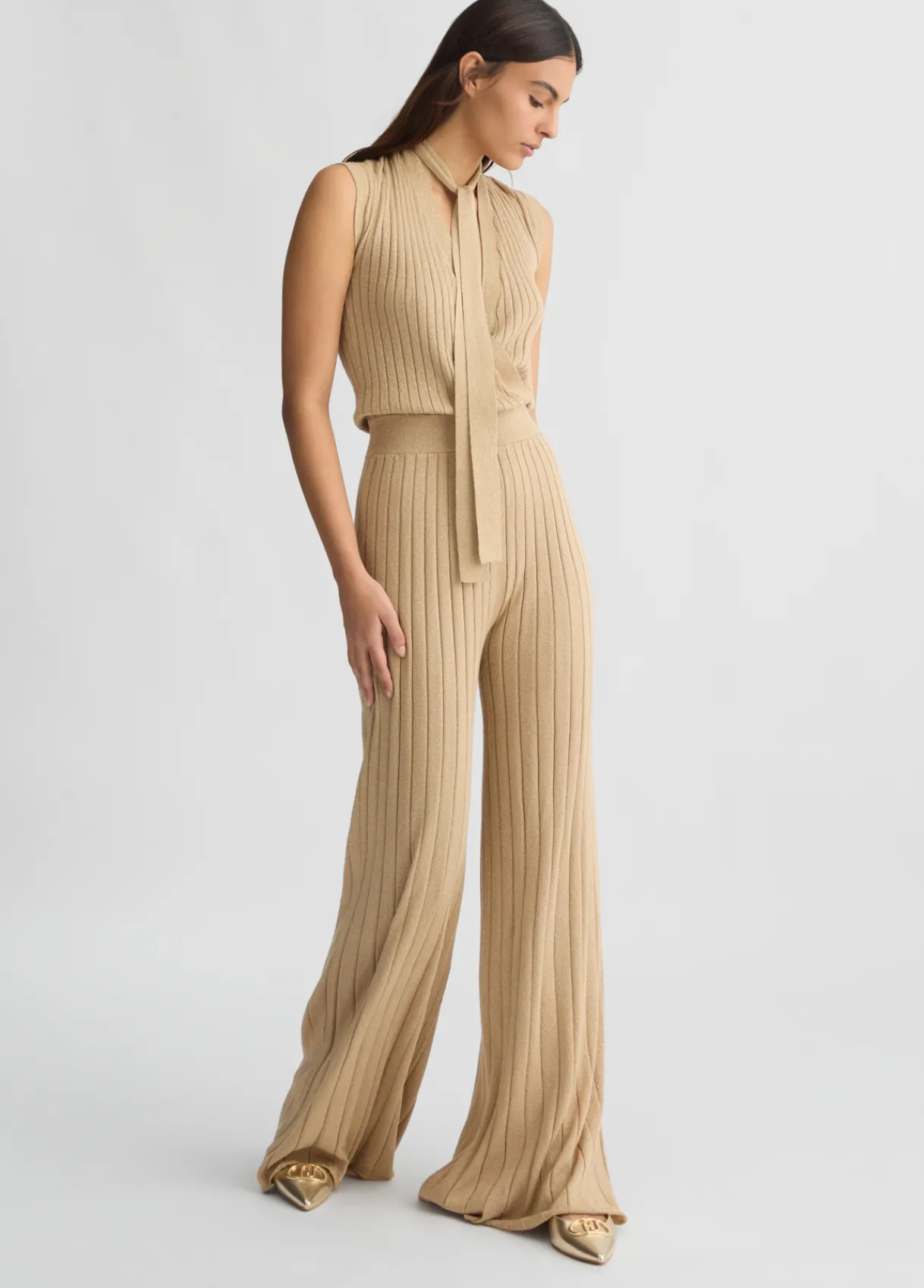 Liu Jo Combinaison élégante en Lurex®|Femme Mailles|Robes