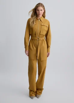 Liu Jo Combinaison worker couleur moutarde|Femme Robes