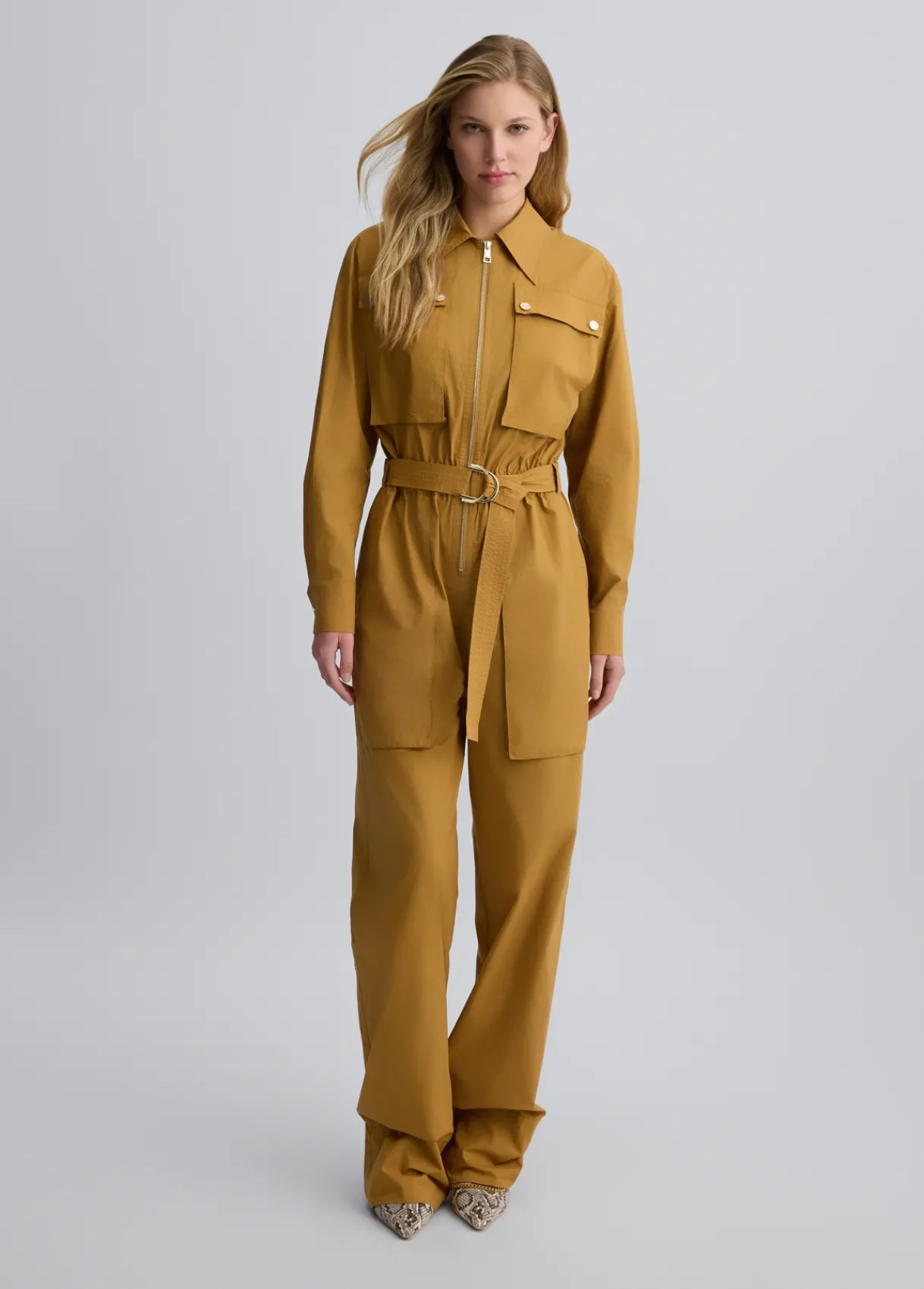 Liu Jo Combinaison worker couleur moutarde|Femme Robes