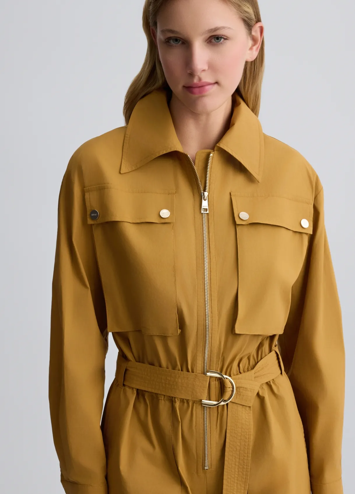 Liu Jo Combinaison worker couleur moutarde|Femme Robes
