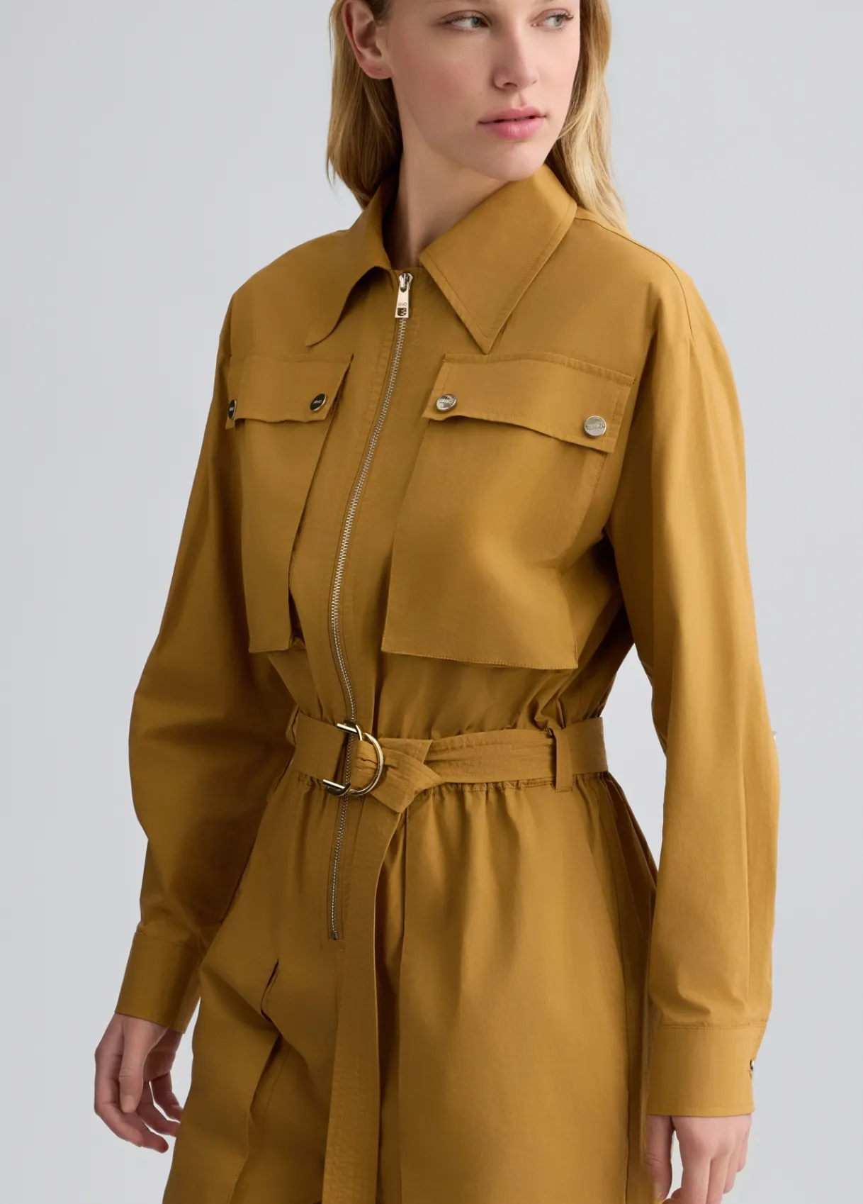 Liu Jo Combinaison worker couleur moutarde|Femme Robes