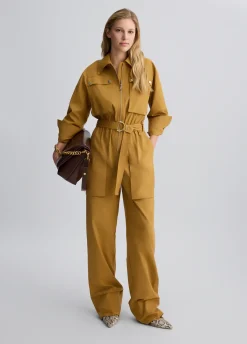 Liu Jo Combinaison worker couleur moutarde|Femme Robes