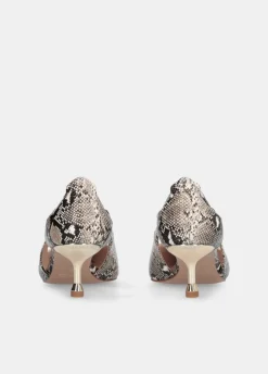 Liu Jo Escarpins à imprimé python avec découpe|Femme Escarpins